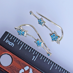 Pendientes de Plata de Ley 925 con Piedra de Ónix Negro 100% Natural, Última Tendencia en Joyería Fina de Plata de Ley 925 - Product Image 4