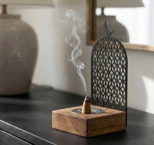 Stainless Steel Luxury Living Room Incense <b>Burner</b> with <b>Candle</b> Holder 4 in 1 Design for Aromatic Use - Product Image 4