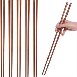 Juego de Palillos de Madera con Acabado Marrón Oscuro, Vajilla Reutilizable de Estilo Tradicional - Product Image 4