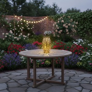 Linterna Solar para Exteriores, Lámparas Colgantes de Jardín, Luces Solares con Asa, Metálicas Retro, Impermeables - Product Image 2
