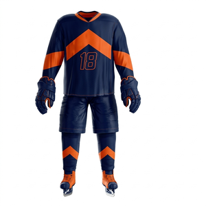 Crea tus Propios Uniformes de Hockey sobre Hielo Impresos, Cómodos y Transpirables, de Primera Calidad, con Logotipo Personalizado, Color Personalizado, Unisex - Product Image 1