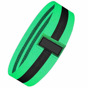 Bande de résistance pour les hanches, personnalisable, de haute qualité, antidérapante, durable, en tissu polyester élastique, pour la gym et le fitness, avec logo personnalisé - Product Image 3