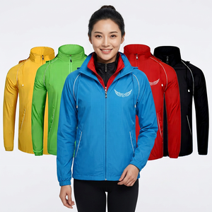 Men's Solid Color Windproof Polyester <b>Racer</b> <b>Jacket</b> Stand Collar Zipper Front Sporty Style Autumn Wear - Product Image 5