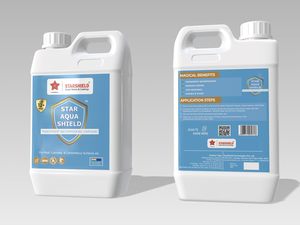 <b>Clear</b> Waterproof Coating for Roof Terrace Concrete Walls Exterior Surfaces with PU Acrylic Long Lasting Protection - Product Image 1