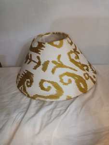 Abat-jour en tissu brodé de haute qualité, abat-jour en velcro pour lampes suspendues et lampes sur pied, parfait pour les chambres d'hôtel - Product Image 5