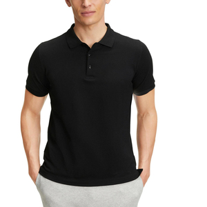 Polo homme de haute qualité, style européen, manches courtes, couleur unie, léger, décontracté, vente en gros, logo personnalisé. - Product Image 5