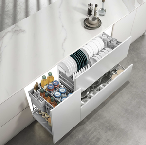 JY Project Customized European Style Melamine Shaker Kitchen Cabinet Modern Modular Wall Cabinet Soft Close Hinge 2-Year - Product Image 5