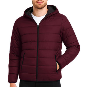 Hot Selling Outdoor Thick Bubble <b>Jacket</b> For <b>Men</b> With Hooded Casual Style Button Fly Regular Fit Waterproof Casual Winter <b>Jackets</b> - Product Image 3