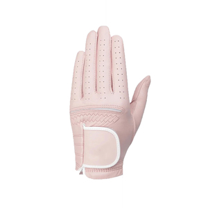 Gant de golf pour main droite en cuir véritable antidérapant à enfiler unisexe rose – Produit le plus vendu - Product Image 2