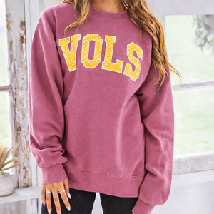 Women Winter Long Front Logo Streetwear Oversized Mockneck Fleece Sweatshirt <b>Top</b> - Product Image 2