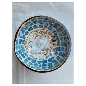 Fábrica de Confianza, Tazón de Coco, Vajilla Decorativa Artística, Tazones de Coco Pintados y Lacados, Suministro para Exportación - Product Image 1