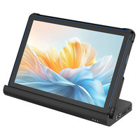 Tablette robuste Qualcomm 10,1 pouces 4G Android 16, tablette kiosque IP67, 10000 mAh, NFC, FAP20, lecteur d'empreintes digitales, scanner 2D, station d'accueil