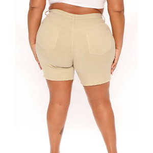 Shorts de Mezclilla para Mujer, Clásicos, Vintage, de Cintura Alta, Azules, de Pierna Ancha, Casuales, de Verano, para Mujer - Product Image 2