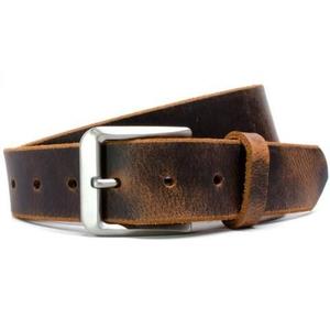 Solid Design Men's Fashionable Real Cow Leather Belts Square Buckle Steel Durable Heat Transfer <b>Printing</b> Made in Uttar Pradesh - Product Image 6