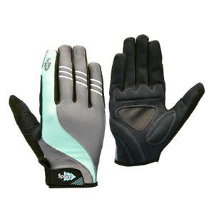 Gants de cyclisme noirs à doigts entiers, respirants, antidérapants, avec paume en gel, pour le vélo et les sports de plein air - Product Image 3