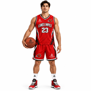 Ensemble d'uniformes de basketball professionnels OEM personnalisables avec logo, numéro et nom – Maillot et short en mesh respirant pour entraînement et compétition de haut niveau - Product Image 2