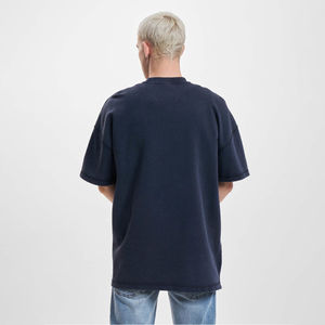 Camiseta de algodón 100% de alta calidad con lavado ácido, estilo retro, oversize, lavado mineral, pesada, relajada, vintage, en stock. - Product Image 2