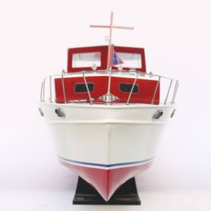 Waterplay craft - CHRIS CRAFT CABIN CRUISER 1956 ready for R/C installation - <b>Wooden</b> ship <b>model</b> (not include R/C <b>kit</b>) - Product Image 5