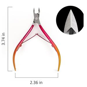 Coupe-cuticules professionnels en acier au carbone pour ongles épais, coupe-ongles durables pour manucure et pédicure - Product Image 3