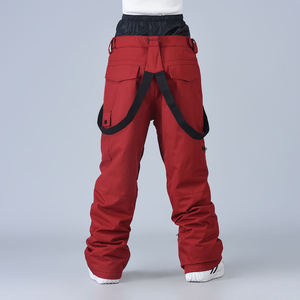 Pantalones de Esquí y Snowboard para Hombre, Impermeables, Aislantes, con Tirantes Ajustables, Bolsillos Tipo Cargo, para Deportes de Invierno al Aire Libre - Product Image 6