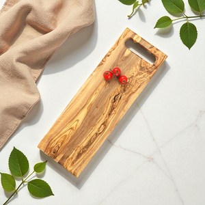 Planche à découper en bois brun de style antique, planche à découper classique en bois pour légumes, fruits et viande - Product Image 5