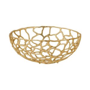 Cesta de Frutas Metálica Rústica para Decoración de Estantes de Cocina con Estructura Abierta y Construcción de Metal Sólido - Product Image 2