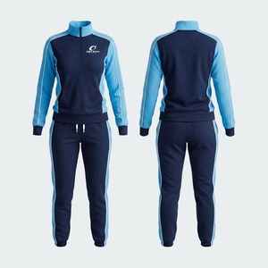 ชุดวอร์มผู้หญิงแบบมีซิป 1/4  ระบายอากาศได้ดี มีฮู้ด ลายเรียบ สำหรับฤดูหนาว สไตล์ล่าสุด - Product Image 1