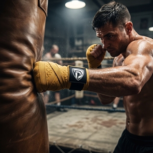 ผ้าพันมือ Dumela Cotton แบบสั่งทำพิเศษ สำหรับมวยไทย MMA คิกบ็อกซิ่ง ฝึกซ้อมต่อสู้ ขนาด L - Product Image 6