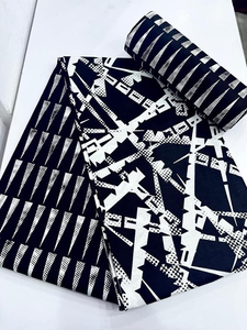 Fournisseur de tissus africains imprimés en wax de qualité export, 100% coton, pour le marché ghanéen, livraison rapide - Product Image 6