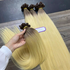 Extensiones de Cabello Genius Weft Sin Costuras, Cabello Humano Virgen 100% Liso, Invisible, de 18 o 22 Pulgadas - Product Image 1