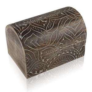 Caja de Madera Tallada a Mano, Caja de Madera Maciza de Mango, Caja de Joyería de Madera para Regalos, Venta al por Mayor de Fábrica al Mejor Precio, Caja de Regalo de Madera - Product Image 6