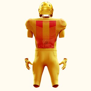 Shorts de football américain style entraînement, design original du fournisseur Pak, nom de l'équipe, 100% polyester, séchage rapide, respirant, adulte, OEM - Product Image 6