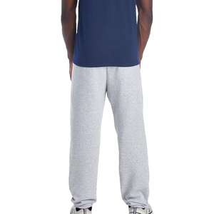 Custom Baggy Loose Streetwear Men's Cotton Breathable Fleece DTG Sticker Drawstring Mid Waist <b>Trouser</b> <b>Jogger</b> Sweat Flared Pant - Product Image 2