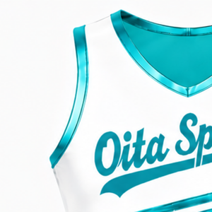Débardeur de cheerleading turquoise sans manches, coupe courte, léger, respirant, pour entraînement d'équipe, vêtement de sport athlétique - Product Image 4
