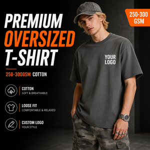 เสื้อยืดคอกลมแขนสั้นผ้าฝ้ายสำหรับผู้ชาย XH Custom  แบบลำลอง พิมพ์ลายตัวอักษรด้านหน้า ดีไซน์โลโก้  ทรงปกติ - Product Image 1
