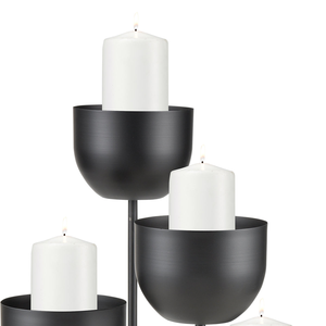 Porte-bougie décoratif moderne en fer, durable, résistant à la chaleur, écologique, vintage, pour un style de maison luxueux, salle à manger, ambiance festive - Product Image 2