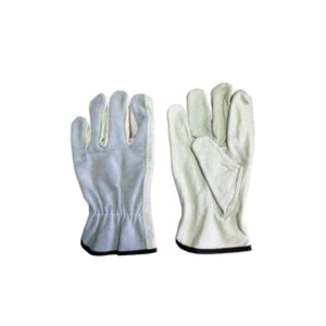 EN420 Certified Leather Driver Safety Gloves Elastic Wristlet Durable Abrasion Resistant Fire <b>Proof</b> Anti-Impact Level 3 <b>10</b> Inch - Product Image 1