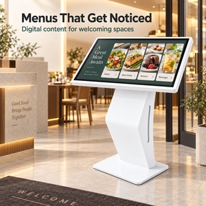 Écran publicitaire LCD numérique WiFi Android Windows de 32 pouces, affichage horizontal pour kiosque commercial, menu numérique - Product Image 4