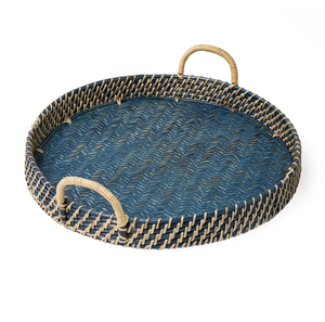 Slaty Color Boho <b>Rectangle</b> Rattan Tray Classic Vibe Perfect For A <b>Coffee</b> <b>Table</b> Decorative Ornament At Best Prices - Product Image 5