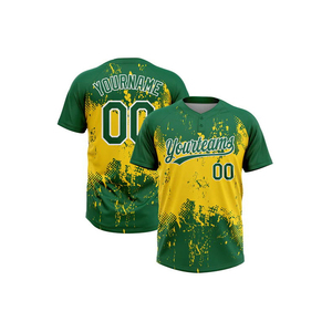 Uniforme de Béisbol Sublimado Personalizado al por Mayor OEM, Jersey de Alta Calidad, Transpirable, de Secado Rápido, 100% Poliéster, Unisex, Ajustable - Product Image 3