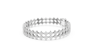 Bracelet en argent sterling 925 avec diamants Moissanite en gros, bracelet tennis de luxe glacé, bijoux personnalisés - Product Image 1
