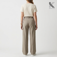 Pantalones Cargo Tejidos 100% Algodón, Sarga de Caballería 275GSM, Corte Relajado, OEM ODM