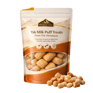 Barres et Nuggets Soufflés de Yak de l'Himalaya pour Chiens – Friandise Croquante Riche en Protéines, Biologique et Entièrement Naturelle pour le Soutien Articulaire, le Calcium et la Glutamine - Product Image 2