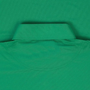 Polo de Punto de Manga Corta Verde para Hombre, Estilo Casual, Cierre de Botones, Corte Regular - Product Image 4