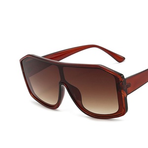 Customized Personalized <b>Large</b> <b>Frame</b> Sunglasses Trendy Integrated Uv Resistant Sunglasses - Product Image 6