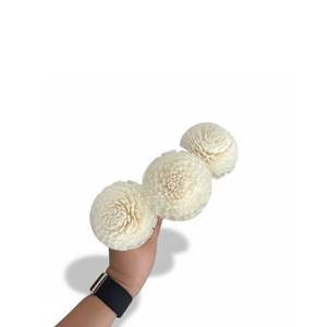 ดอกไม้จัสมินโซล่าวู้ดขนาด 4.5 ซม. ก้านไฟเบอร์จากต้นเซสบาเนีย สำหรับอโรมาเธอราพี ทำด้วยมือ เป็นมิตรต่อสิ่งแวดล้อม แบบเจาะรู สำหรับตกแต่ง - Product Image 6