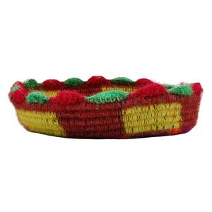 Cesta de Almacenamiento Circular Hecha a Mano de Macramé, Organizador de Cuerda de Algodón Estilo Boho para Decoración del Hogar, Almacenamiento Elegante - Product Image 6