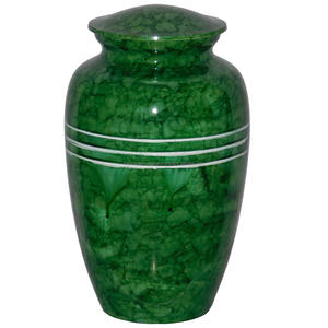 Urnes funéraires en laiton classiques et de haute qualité avec design taillé en diamant couleur or et rose foncé fini pour les cendres humaines - Product Image 6