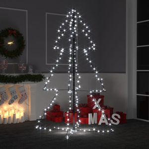 Árbol de cono de Navidad de 200 LED para interiores y exteriores, 3x5 pies para decoraciones festivas - Product Image 1
