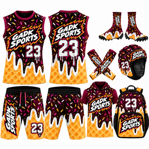 Uniforme Ligero Personalizado para Flag Football, Nuevo Diseño, Uniforme 7 contra 7 de Primera Calidad, Paquetes de Uniformes 7 contra 7 - Product Image 1